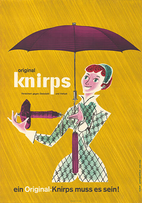 Orriginal Knirps, ein Original-Knirps muss es sein!