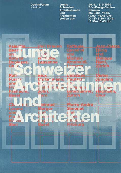 Junge Schweizer Architektinnen und Architekten, BüroDesignCenterNänikon