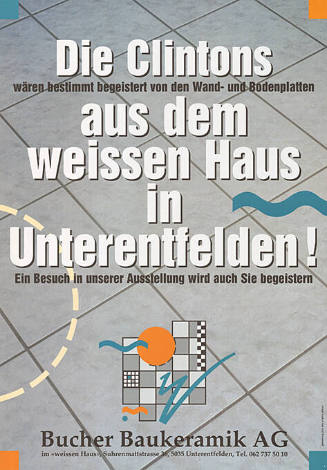 Die Clintons aus dem weissen Haus in Unterentfelden! Bucher Baukeramik AG