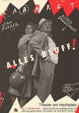 Alles Bluff! Cabaret, Alfred Bruggmann, Vera Furrer, Theater am Hechtplatz