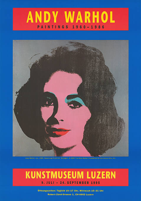 Andy Warhol, Paintings 1960–1986, Kunstmuseum Luzern