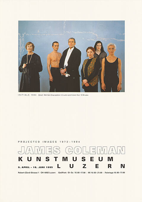 James Coleman, Kunstmuseum Luzern