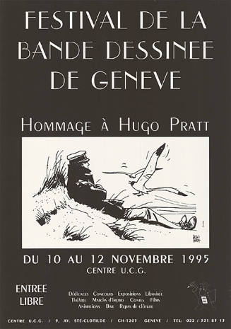 Festival de la Bande Dessinée de Genève, Hommage à Hugo Pratt, Centre UCG, Genève