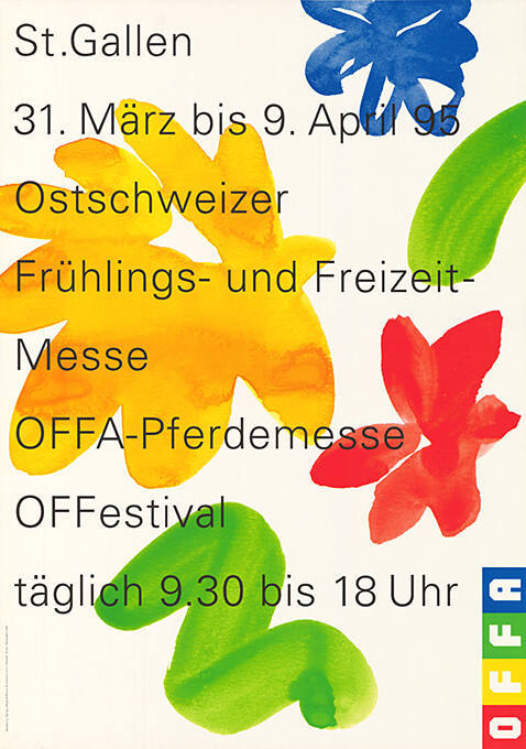 OFFA, Ostschweizer Frühlings- und Freizeit-Messe, OFFA-Pferdemesse, OFFestival, St. Gallen