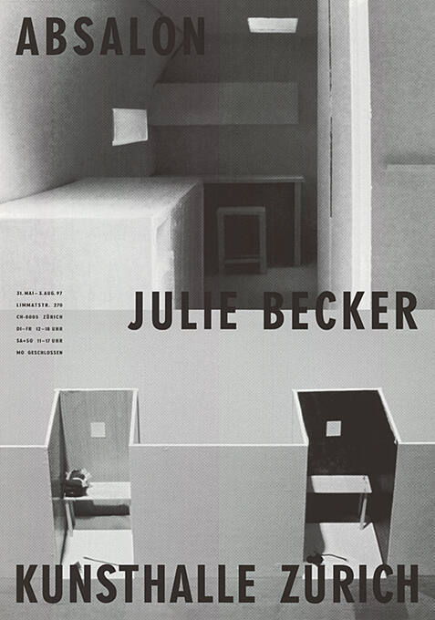 Julie Becker, Absalon, Kunsthalle Zürich