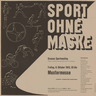 Sport ohne Maske, Grosses Sportmeeting, Mustermesse