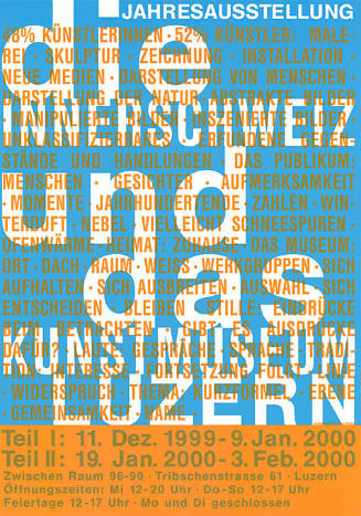 Die Innerschweiz und das Kunstmuseum Luzern, Jahresausstellung, Kunstmuseum Luzern