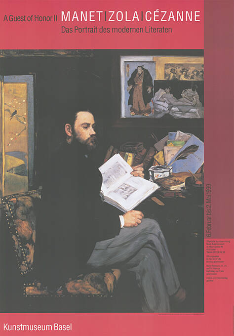 A Guest of Honor II, Manet, Zola, Cézanne, Das Portät des modernen Literaten, Kunstmuseum Basel