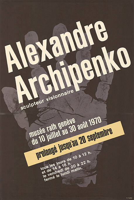 Alexandre Archipenko, Musée Rath Genève