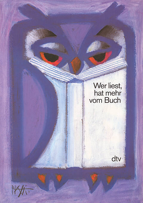 Wer liest, hat mehr vom Buch, dtv