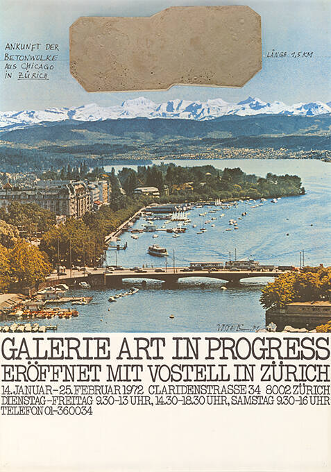 Galerie Art In Progress eröffnet mit Vostell in Zürich