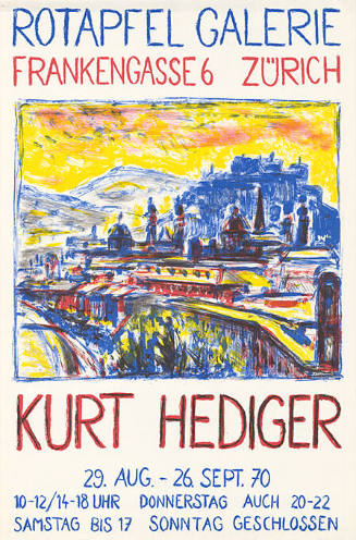 Kurt Hediger, Rotapfel Galerie, Zürich