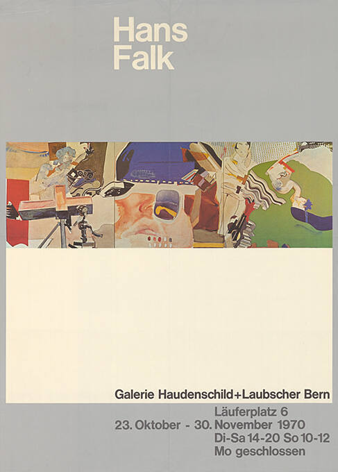 Hans Falk, Galerie Haudenschild + Laubscher Bern