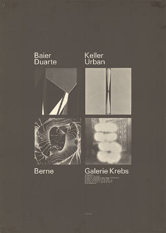 Baier, Duarte, Keller, Urban, Galerie Krebs Bern