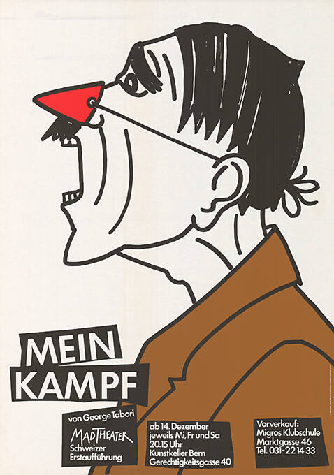 Mein Kampf, George Tabori, Mad Theater, Kunstkeller Bern