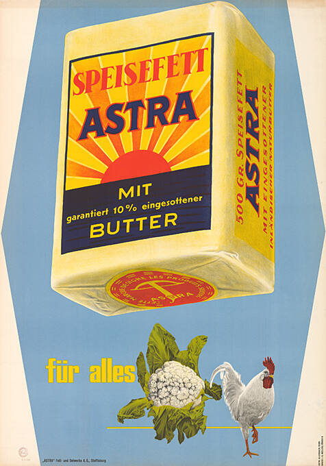 Speisefett Astra mit Butter, Für alles