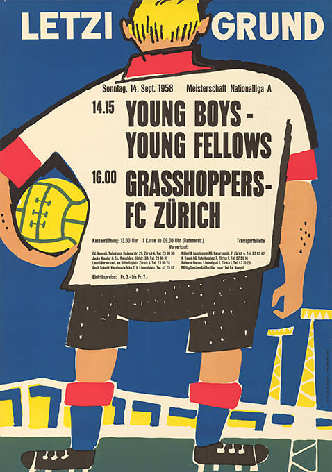 Letzigrund, Young Boys – Young Fellows, Grasshoppers – FC Zürich