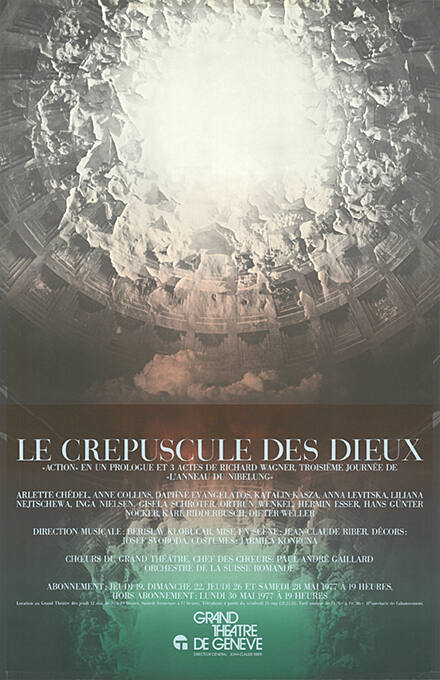 Le crépuscule des Dieux, Richard Wagner, Grand Théâtre de Genève