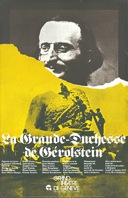 La Grande-Duchesse de Gérolstein, Jacques Offenbach, Grand Théâtre de Genève