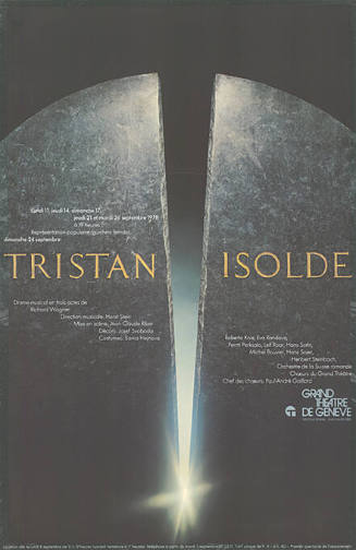 Tristan, Isolde, Richard Wagner, Grand Théâtre de Genève