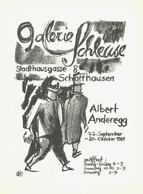 Galerie Schleuse, Schaffhausen, Albert Anderegg