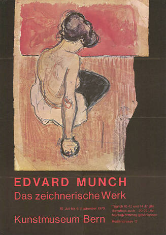 Edvard Munch, Das zeichnerische Werk, Kunstmuseum Bern