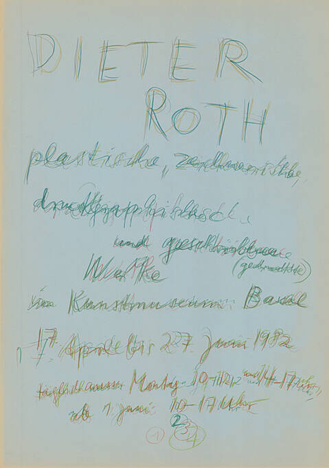 Dieter Roth, Kunstmuseum Basel