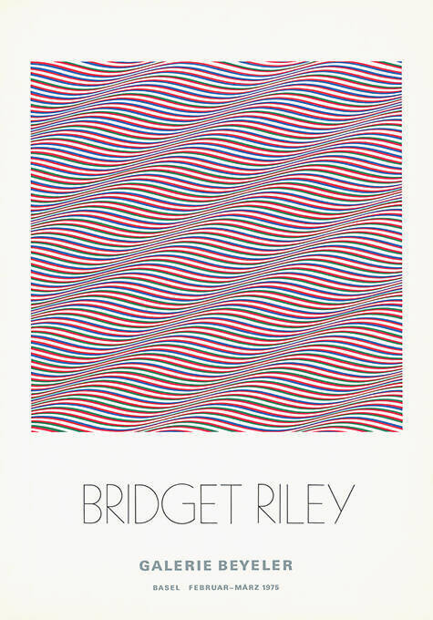 Bridget Riley, Galerie Beyeler, Basel