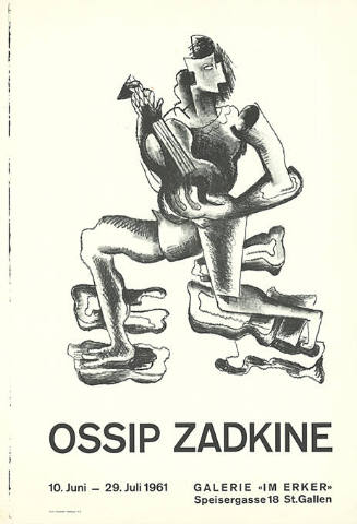 Ossip Zadkine, Galerie «Im Erker», St. Gallen