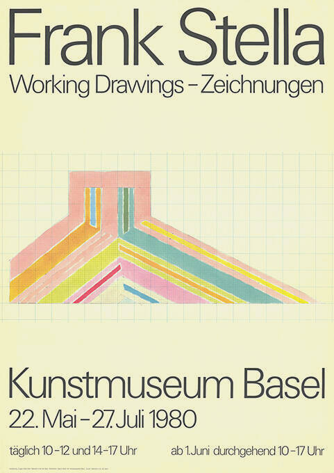 Frank Stella, Working Drawings – Zeichnungen, Kunstmuseum Basel