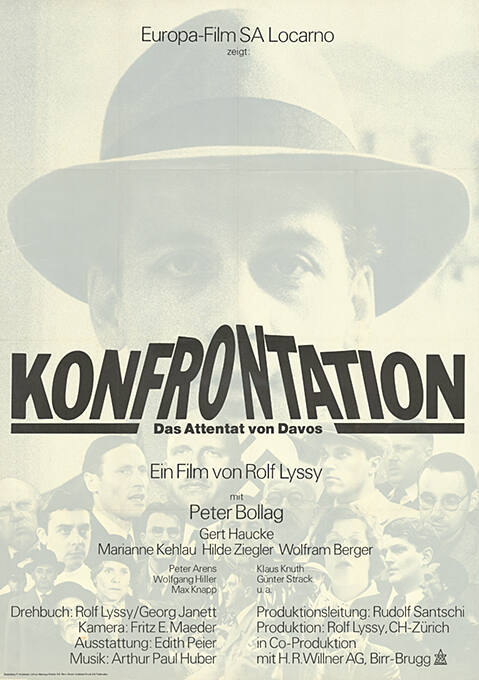 Konfrontation, Das Attentat von Davos, ein Film von Rolf Lyssy