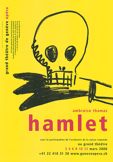 Hamlet, Ambrosie Thomas, Grand Théâtre de Genève