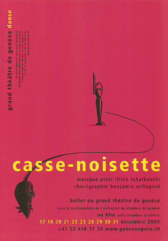 Casse-noisette, Piotr Ilitch Tschaïkovski, Benjamin Millepied, Grand Théâtre de Genève