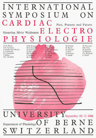 International Symposium on Cardiac Electro Physiologie, University of Berne Switzerland