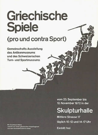 Griechische Spiele (pro und contra Sport), Skulpturhalle, Basel