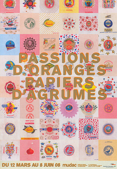 Passions d’oranges, Papiers d’agrumes, Mudac