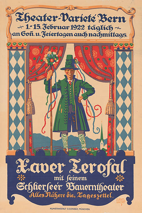 Xaver Terofal mit seinem Schlierseer Bauerntheater, Theater-Varieté, Bern