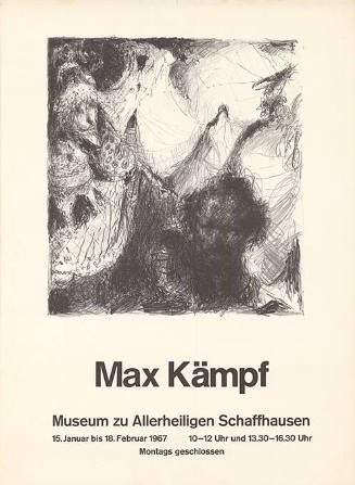 Max Kämpf, Museum zu Allerheiligen Schaffhausen