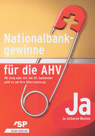 Nationalbankgewinne für die AHV, Ja