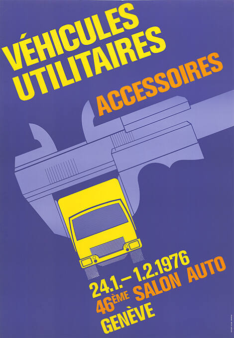 Véhicules Utilitaires, Accessoires, 46ème Salon Auto, Genève