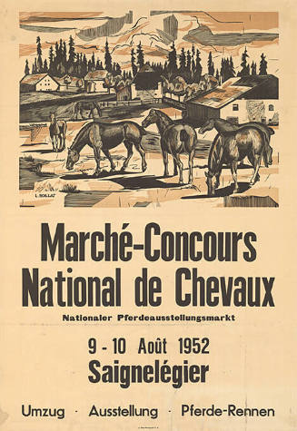 Marché-Concours, National de Chevaux, Nationaler Pferdeausstellungsmarkt, Saignelégier