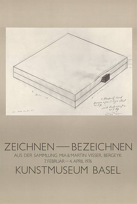 Zeichnen – Bezeichnen, Aus der Sammlung Mia & Martin Visser, Bergeyk, Kunstmuseum Basel