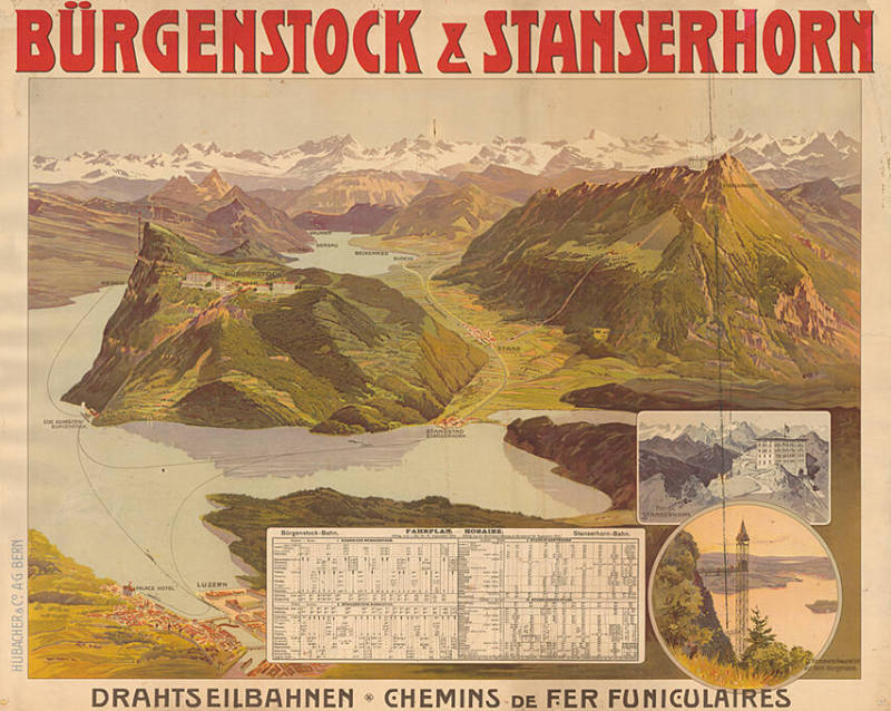 Bürgenstock & Stanserhorn, Drahtseilbahnen