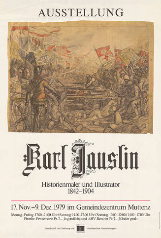 Karl Jauslin, Historienmaler und Illustrator, 1824–1904, Gemeindezentrum Muttenz