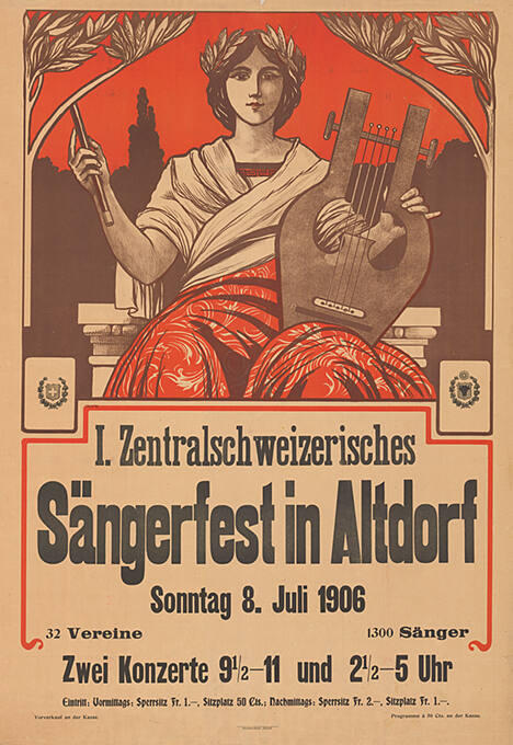 1. Zentralschweizerisches Sängerfest in Altdorf