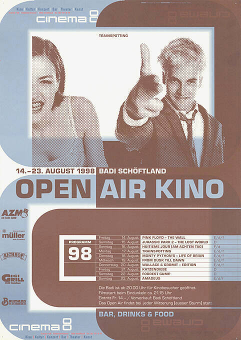 Cinema 8, Open Air Kino, Badi Schöftland