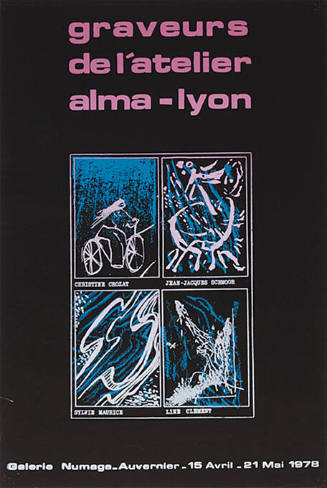 Gravures de l’atelier Alma-Lyon, Galerie Numaga, Auvernier