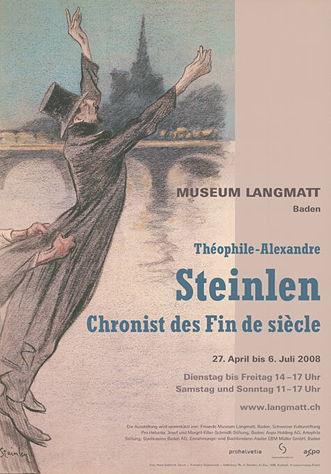 Théophile-Alexandre Steinlen, Chronist des Fin de siècle, Museum Langmatt Baden