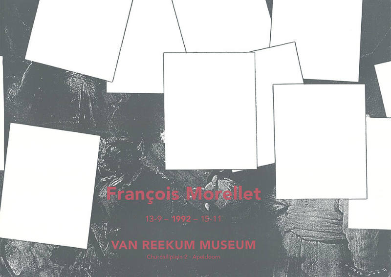 François Morellet, Van Reekum Museum, Apeldoorn