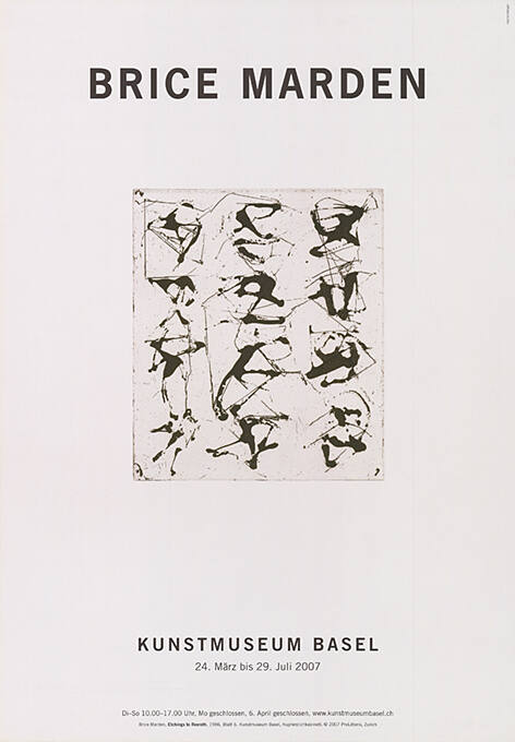 Brice Marden, Kunstmuseum Basel